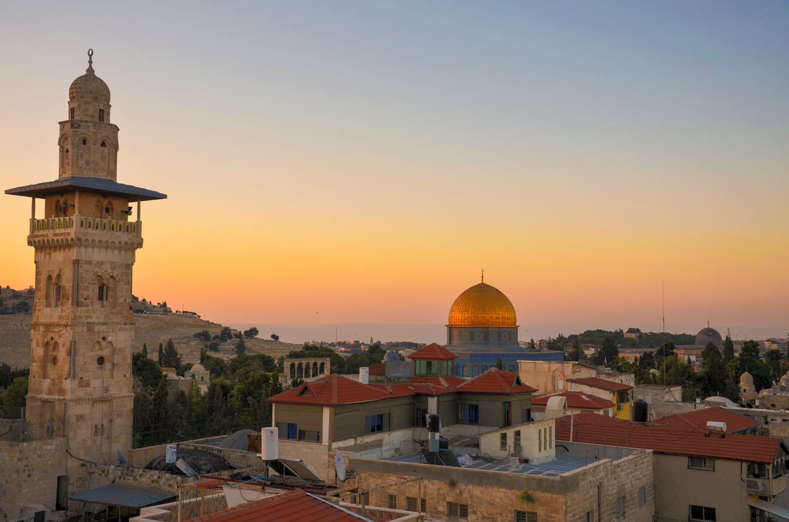 Jerusalem cityscape — Dallah Al Barakah provides mobility across the region